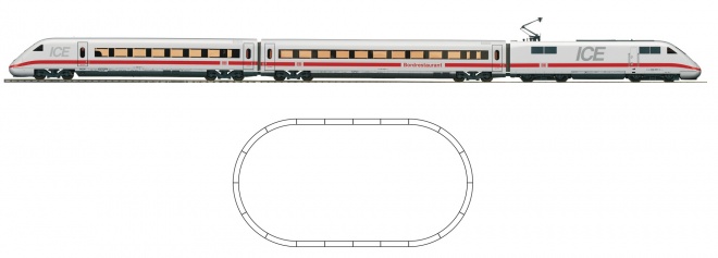 Digital Starter Set with ICE 2 camera locomotive<br /><a href='images/pictures/Roco/227950.jpg' target='_blank'>Full size image</a>